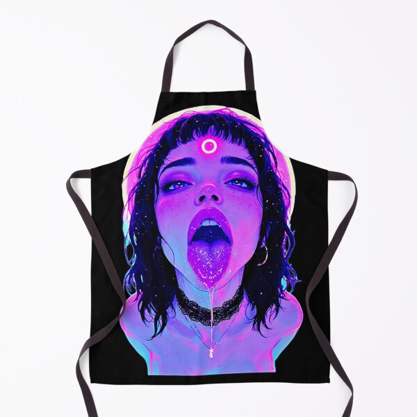 Item preview, Cyberpunk Oracle – Glowing Third Eye Illustration designed and sold by Neer arts.