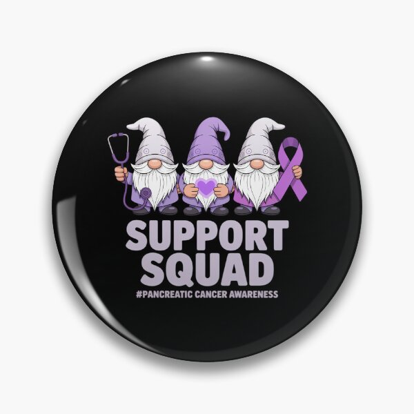 Item preview, Pancreatitis Awareness Gnome One Fights Alone designed and sold by IdunayaStore.