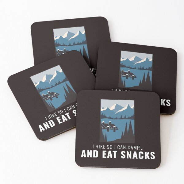 Artikelvorschau, Ich wandere, um zu zelten und Snacks zu essen. entworfen und verkauft von NandSShop.