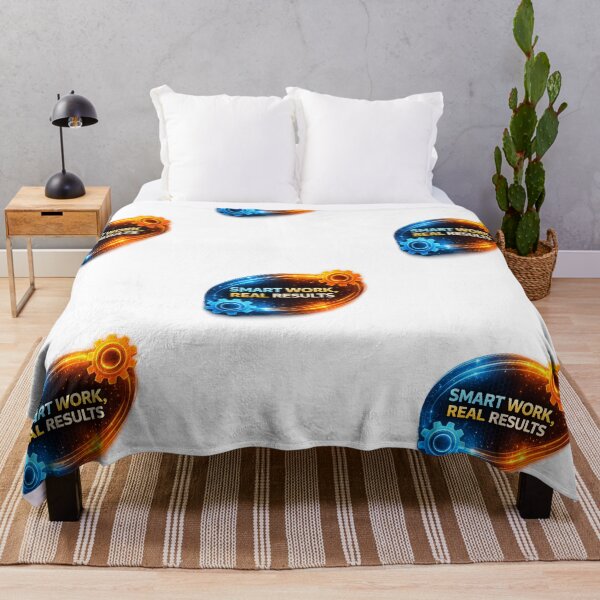 Item preview, Smart Work, Real Results Motivation Design designed and sold by DailyVibesLab.