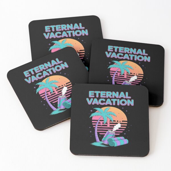 Item preview, Eternal Vacation 90s Vaporwave Summer Beach designed and sold by countntenov.