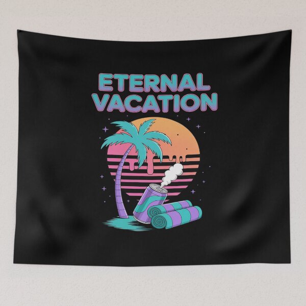 Item preview, Eternal Vacation 90s Vaporwave Summer Beach designed and sold by countntenov.