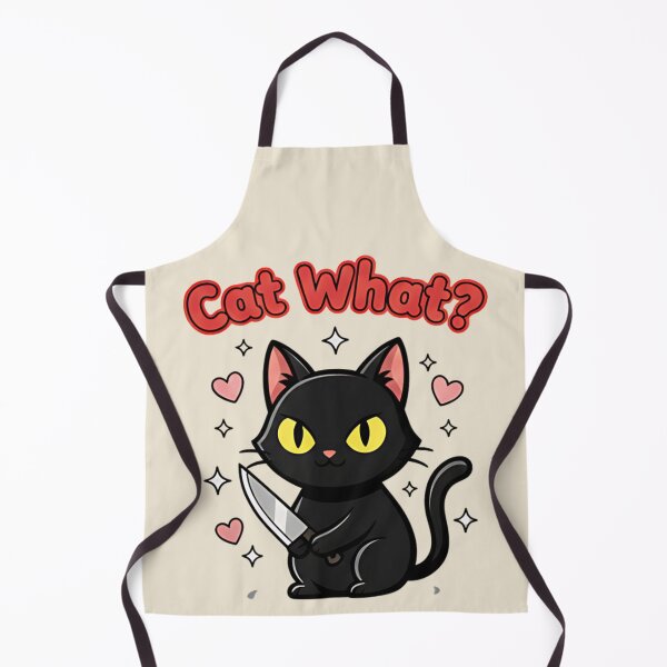 Item preview, Funny Stabby Cat What? - Cute Murderous Black Cat Meme Aesthetic designed and sold by ZyxDes.