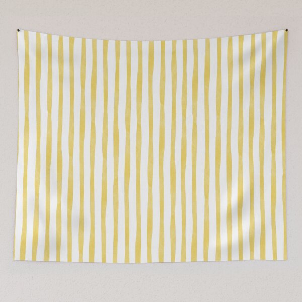 Item preview, Yellow Large Stripe Pattern – Modern Minimal Geometric Background Design designed and sold by Tamas Das.
