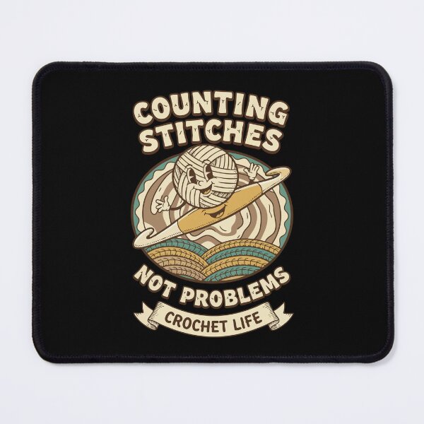 Item preview, Counting Stitches Not Problems Crochet Life Funny designed and sold by LuminOrb.