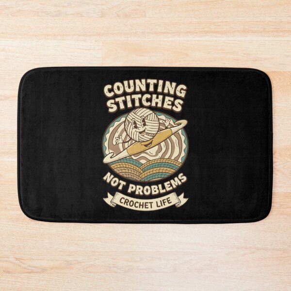 Item preview, Counting Stitches Not Problems Crochet Life Funny designed and sold by LuminOrb.