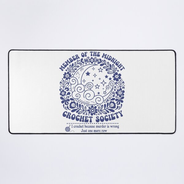 Item preview, Member Of The Midnight Crochet Society Funny designed and sold by LuminOrb.