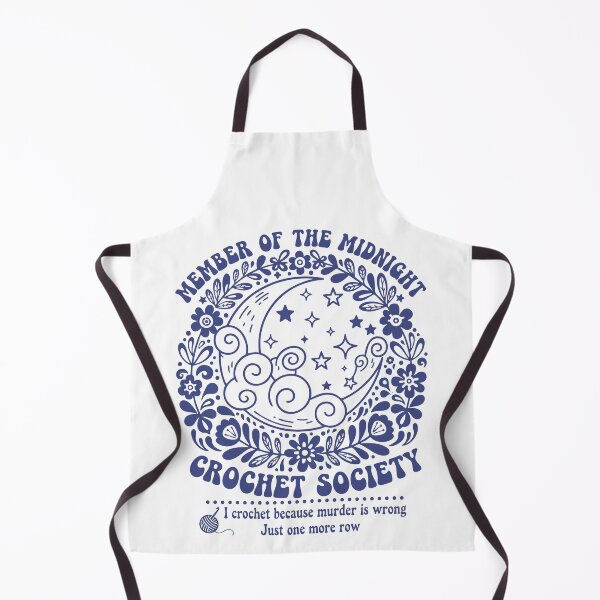 Item preview, Member Of The Midnight Crochet Society Funny designed and sold by LuminOrb.