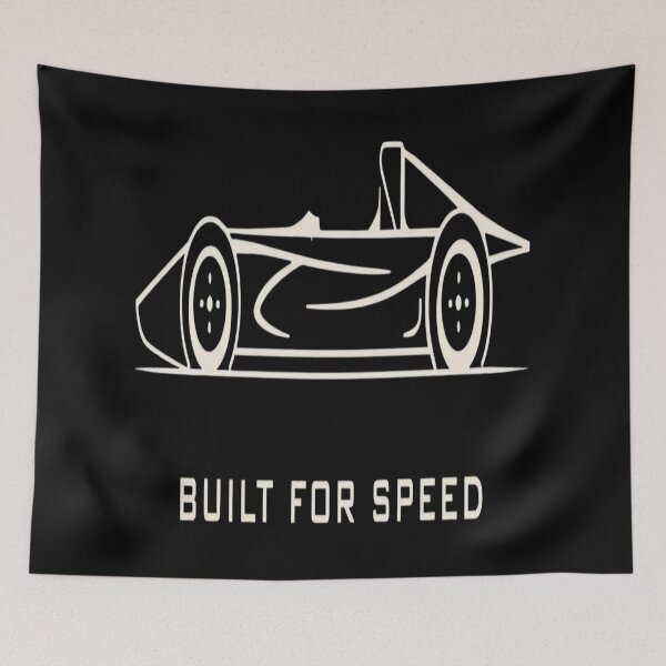 Item preview, Built for Speed – Minimalist Motorsport Racing T-Shirt designed and sold by RMTrendy.