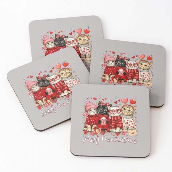 Item preview, Happy Meowentines Cute Valentine Cat Lovers Girls Women Kid designed and sold by mjohnson9.