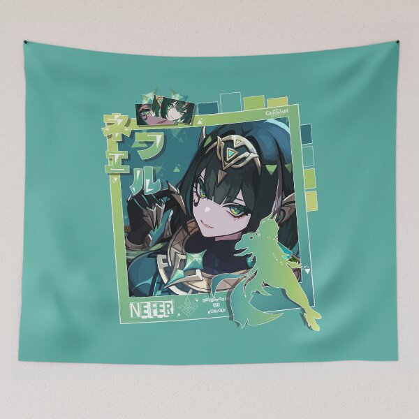 Item preview, Genshin Impact - Nefer Photocard designed and sold by CatByteDigital.