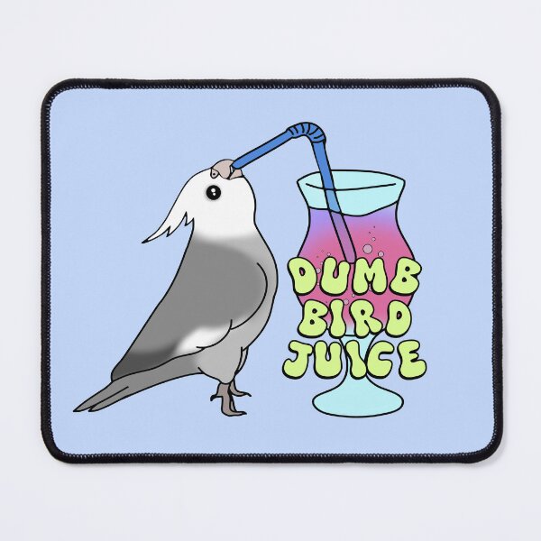 Item preview, Dumb Bird Juice Grey Cockatiel designed and sold by FandomizedRose.