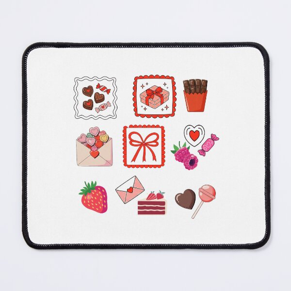 Item preview, Valentine Cute Sweets & Love Stickers – Candy, Hearts, Gifts & Berries Clipart Set designed and sold by Verycutethings.