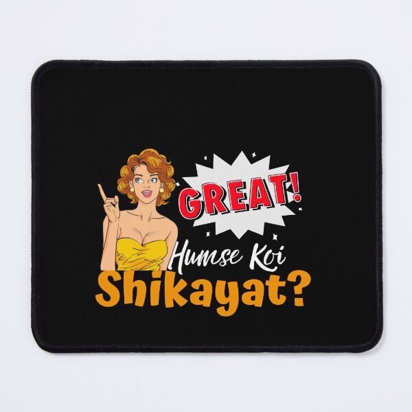 Item preview, Funny Sarcastic HINDI Typography – Quirky Desi Quote Design VER26 designed and sold by mndesignworx.