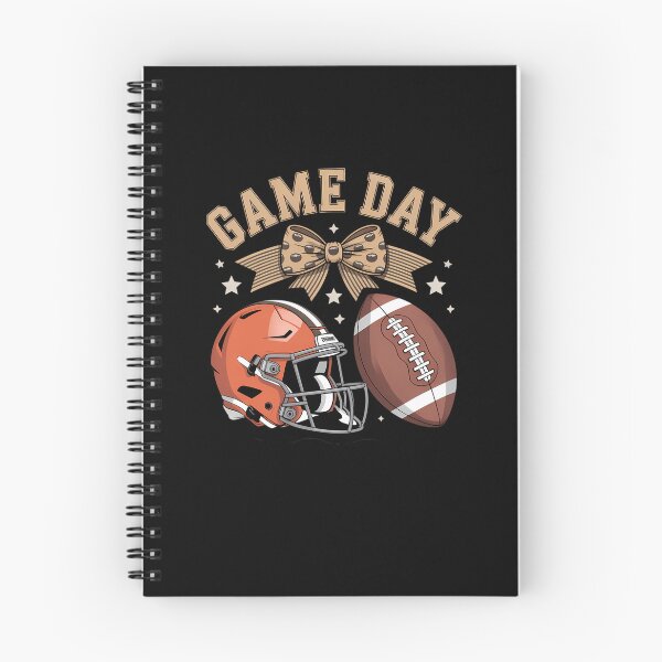 Item preview, Football Mom Orange Coquette Bow Game Day designed and sold by IdunayaStore.