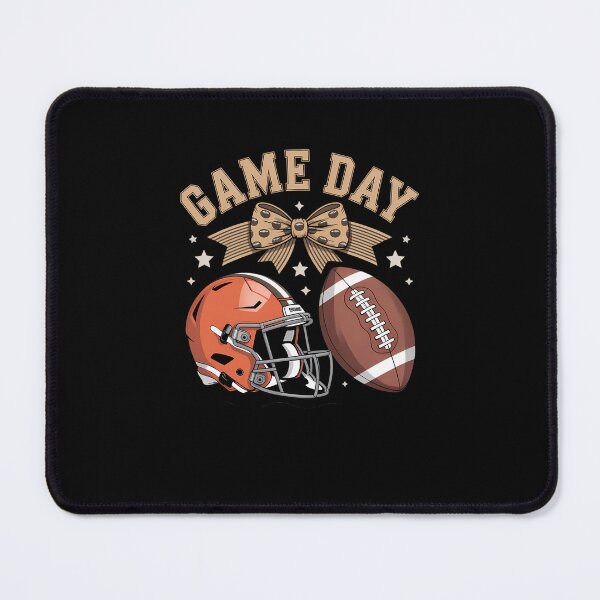 Item preview, Football Mom Orange Coquette Bow Game Day designed and sold by IdunayaStore.
