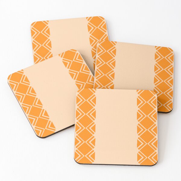 Item preview, Orange Geometric Pattern – Minimalist Warm Orange Aesthetic Design designed and sold by katerin17.