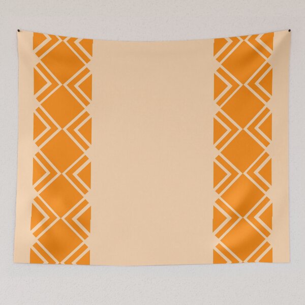 Item preview, Orange Geometric Pattern – Minimalist Warm Orange Aesthetic Design designed and sold by katerin17.