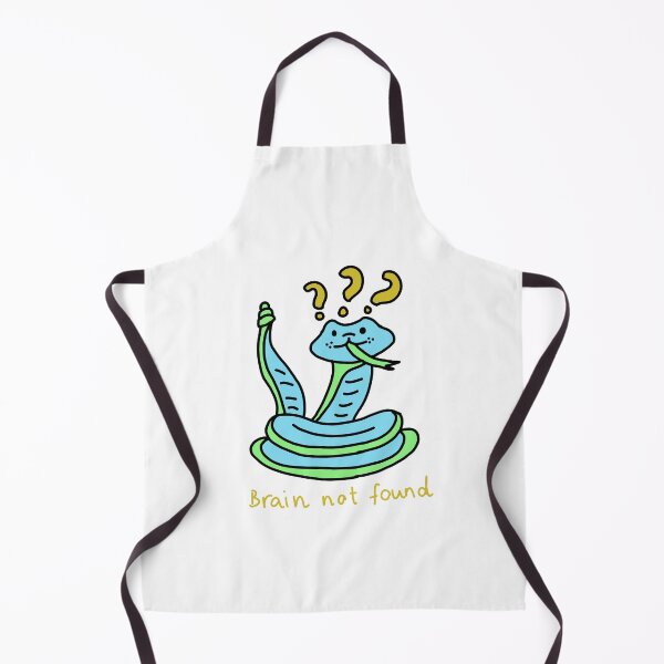 Item preview, Brain Not Found Funny Snake Cartoon Design designed and sold by Baby-Care.
