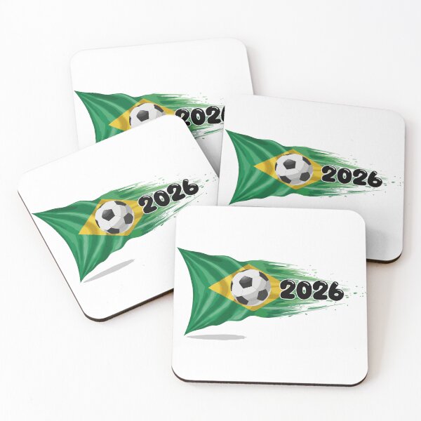 Item preview, Brazil Flag 2026 Soccer designed and sold by nymphengut.