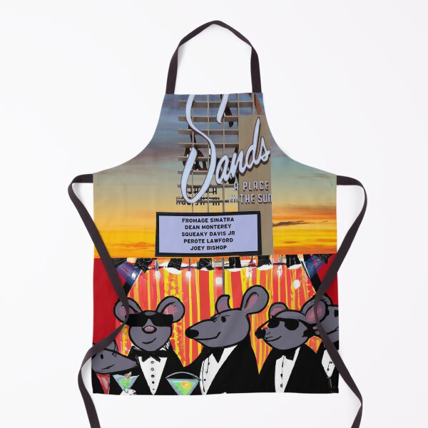 Item preview, Rat Pack at the Sands – Vintage Las Vegas Parody Art Print designed and sold by DiamondSkyShirt.