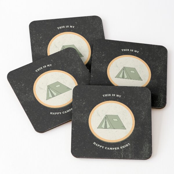 Artikelvorschau, Happy Camper Shirt entworfen und verkauft von NandSShop.