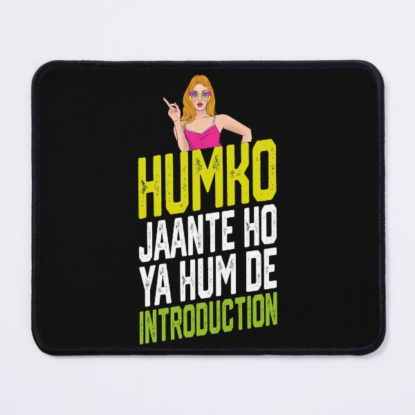 Item preview, Funny Sarcastic HINDI Typography – Quirky Desi Quote Design VER26a designed and sold by mndesignworx.