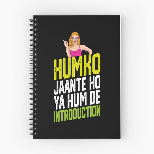 Item preview, Funny Sarcastic HINDI Typography – Quirky Desi Quote Design VER26a designed and sold by mndesignworx.