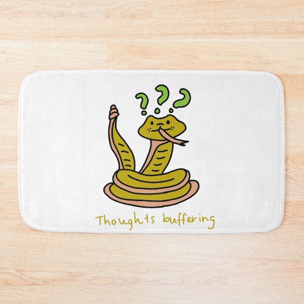 Item preview, Thoughts Buffering Funny Snake Cartoon Design designed and sold by Baby-Care.
