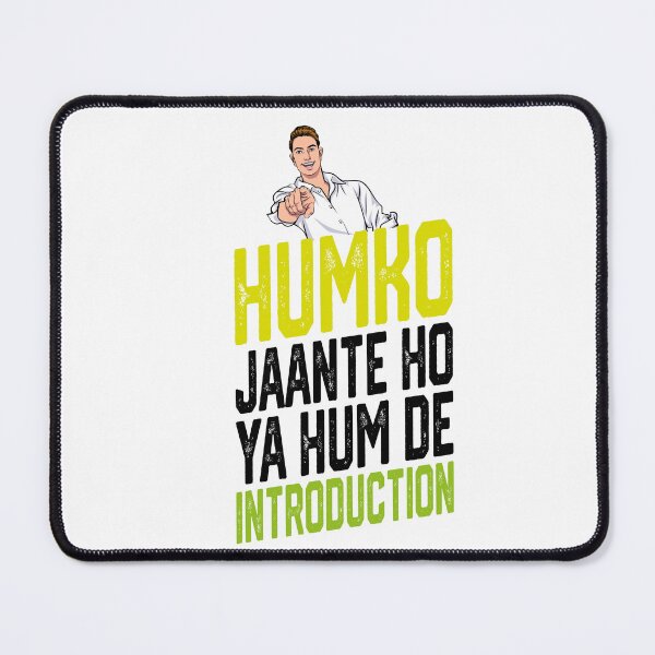 Item preview,  Funny Sarcastic HINDI quotes Typography – Quirky Desi Quote Design VER26 designed and sold by mndesignworx.