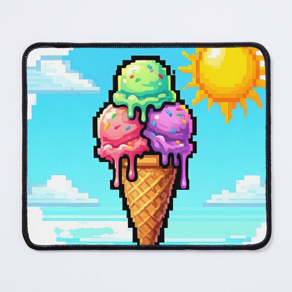 Item preview, Ice cream cone with three scoops designed and sold by Uglyandcute.