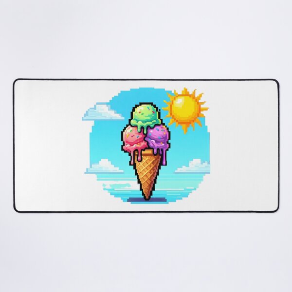 Item preview, Ice cream cone with three scoops designed and sold by Uglyandcute.