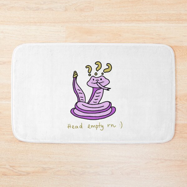 Item preview, Head Empty RN Funny Snake Cartoon Design designed and sold by Baby-Care.