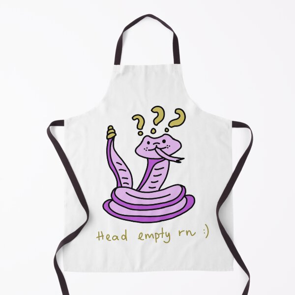 Item preview, Head Empty RN Funny Snake Cartoon Design designed and sold by Baby-Care.