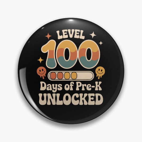 Item preview, Level 100 Days of Pre-K Unlocked - 100th Day Teacher designed and sold by ViralVector.