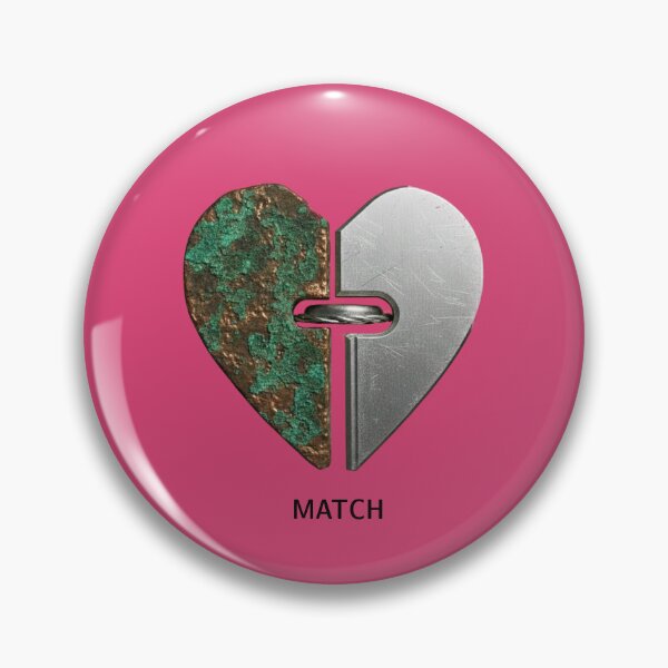 Item preview, MATCH - Steel and Rust Heart (White Background) designed and sold by MaxNitrofoska.
