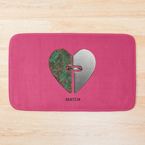 Item preview, MATCH - Steel and Rust Heart (White Background) designed and sold by MaxNitrofoska.