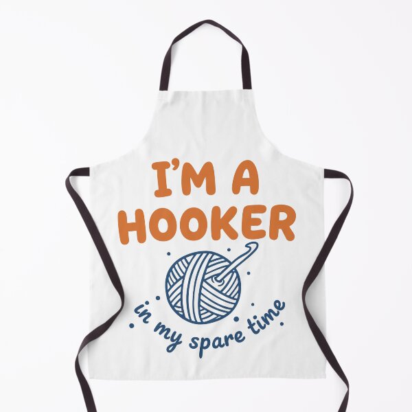 Item preview, Im A Hooker In My Spare Time Funny Crochet Lover designed and sold by LuminOrb.