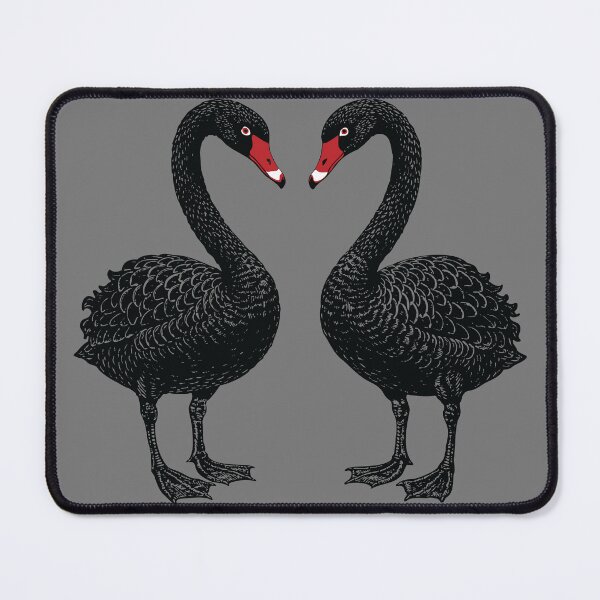 Item preview, Black Swan Linocut Style designed and sold by Aritxa.