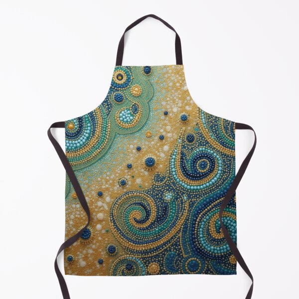Item preview, Aboriginal Inspired Dot Art - With The Waves and Sand designed and sold by GrinGalore.