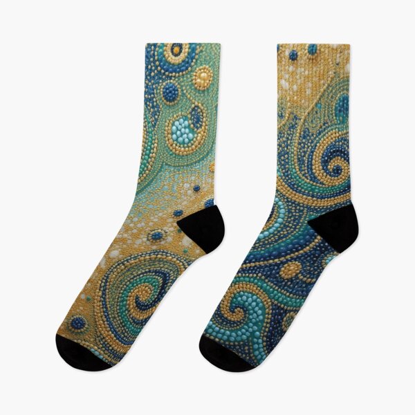 Item preview, Aboriginal Inspired Dot Art - With The Waves and Sand designed and sold by GrinGalore.