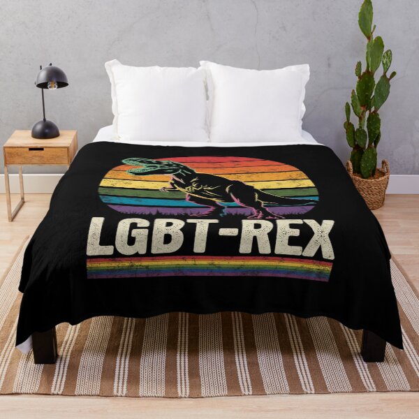 Item preview, LGBT-Rex Gay Pride Dinosaur Sunset  designed and sold by joyouartArt.