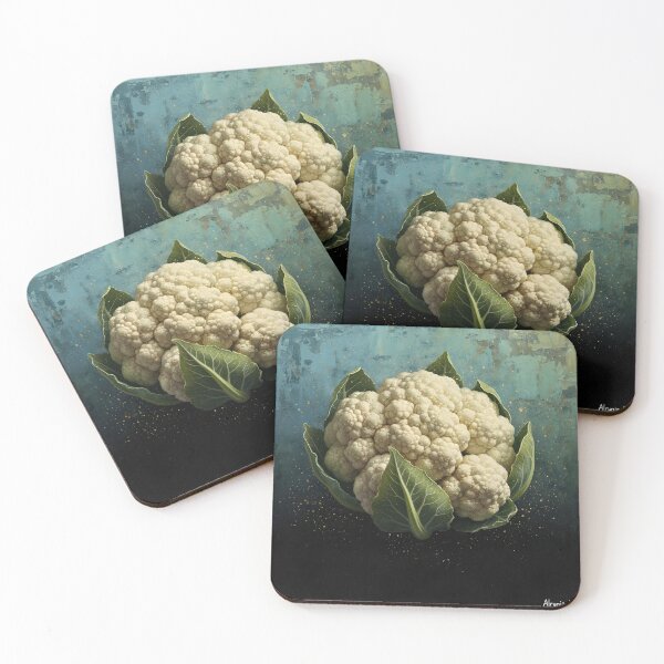 Item preview, Cauliflower Cabbage- Vintage Botanical Art designed and sold by AlruniaAhnArt meets BrainChaosPrints.