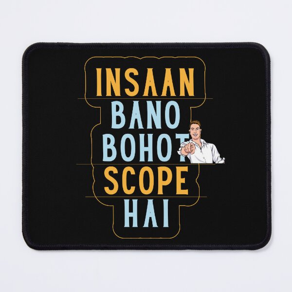 Item preview,  Funny Sarcastic HINDI quotes Typography – Quirky Desi Quote Design VER27 designed and sold by mndesignworx.