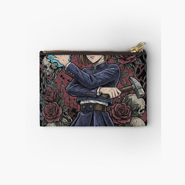Item preview, Confident Brunette Sorceress Hammer Nails Straw Doll Resonance Fighter Inspired by Dark Anime Manga Fan Art Aesthetic designed and sold by Senpaiwaves.