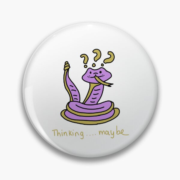 Item preview, Thinking… Maybe Funny Snake Cartoon Design designed and sold by Baby-Care.