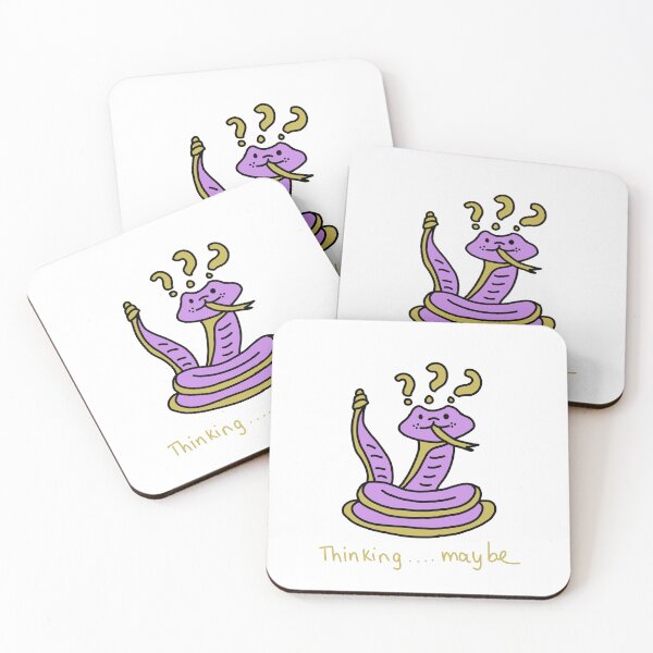 Item preview, Thinking… Maybe Funny Snake Cartoon Design designed and sold by Baby-Care.