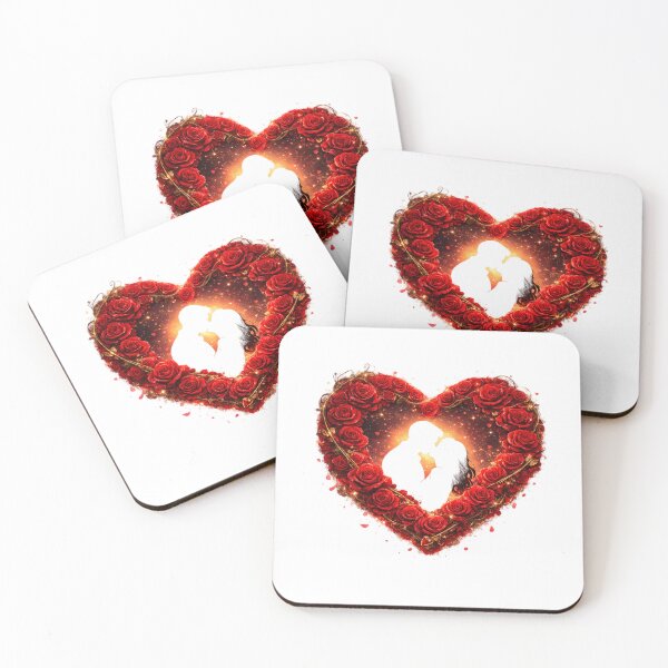 Item preview, Modern Romantic Couple Shape – Valentine Love Aesthetic Art designed and sold by Combat Skies.