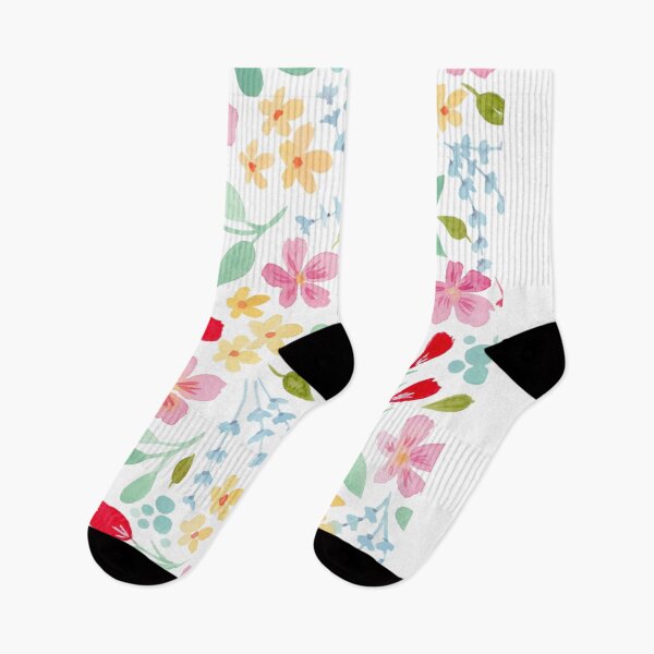 Item preview, Spring Garden – Watercolor Floral Pattern | Colorful Flowers and Tender Leaves designed and sold by carolelegeips.