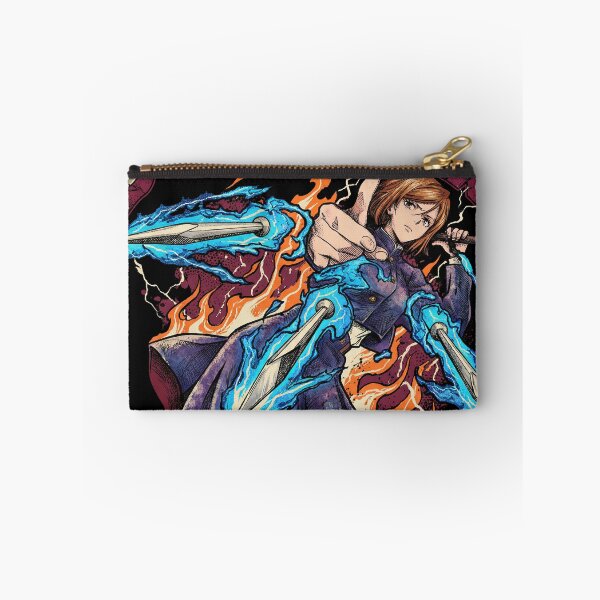 Item preview, Confident Brunette Sorceress Hammer Nails Straw Doll Resonance Fighter Inspired by Dark Anime Manga Fan Art Aesthetic designed and sold by Senpaiwaves.